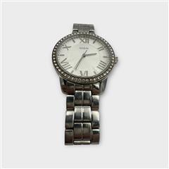 GUESS Women's U0329L1 Crystal-Accented Stainless Steel Watch